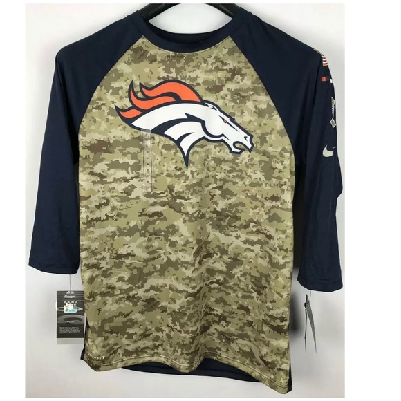 Nike Other - Denver Broncos Nike Camo Mens M Dri Fit shirt NWT